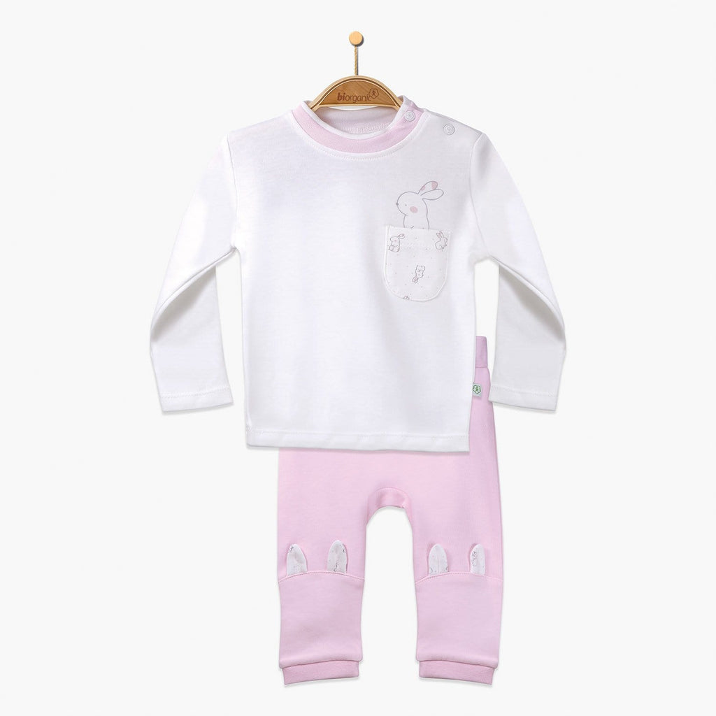 Your Little One Baby Tracksuits Organic Cotton Baby Tracksuit Set – Baby Girl Pyjamas Set