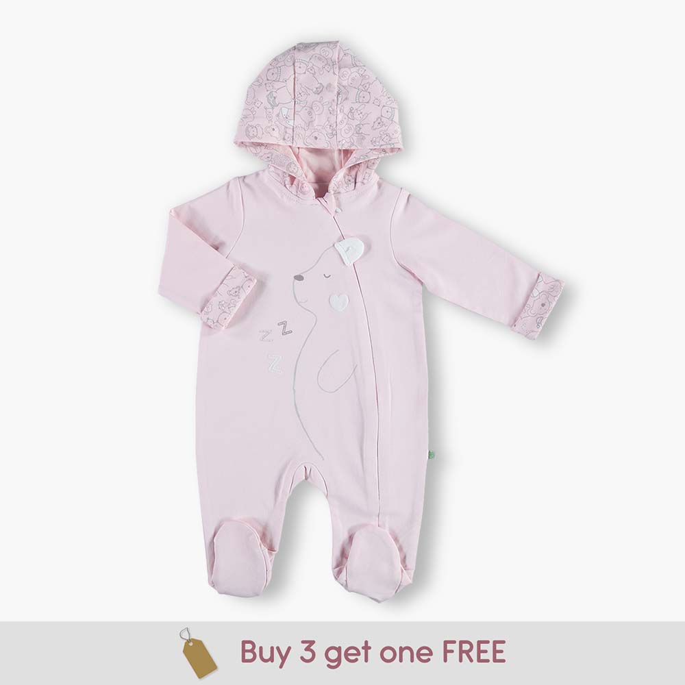 60561_Your Little One Hooded Baby Grow-Organic Cotton Baby Hoody