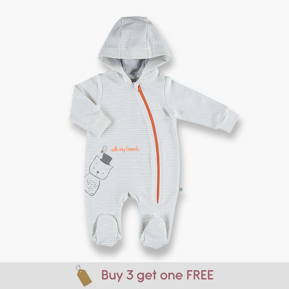 60567_Your Little One Hooded Baby Grow-Organic Cotton Baby Hoody