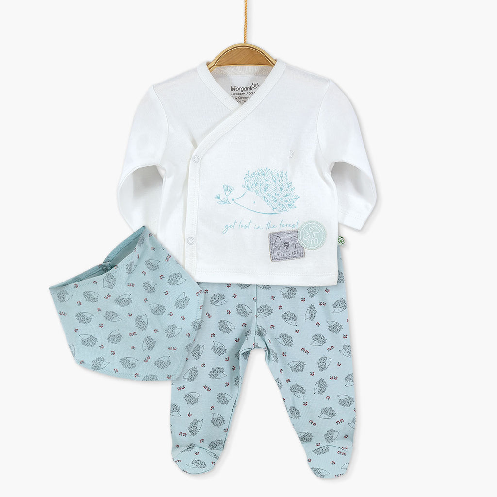 73181-Organic Cotton-Baby-Tracksuit-Hat-Set-Baby-Pyjamas-Hat-Set-nilegreen