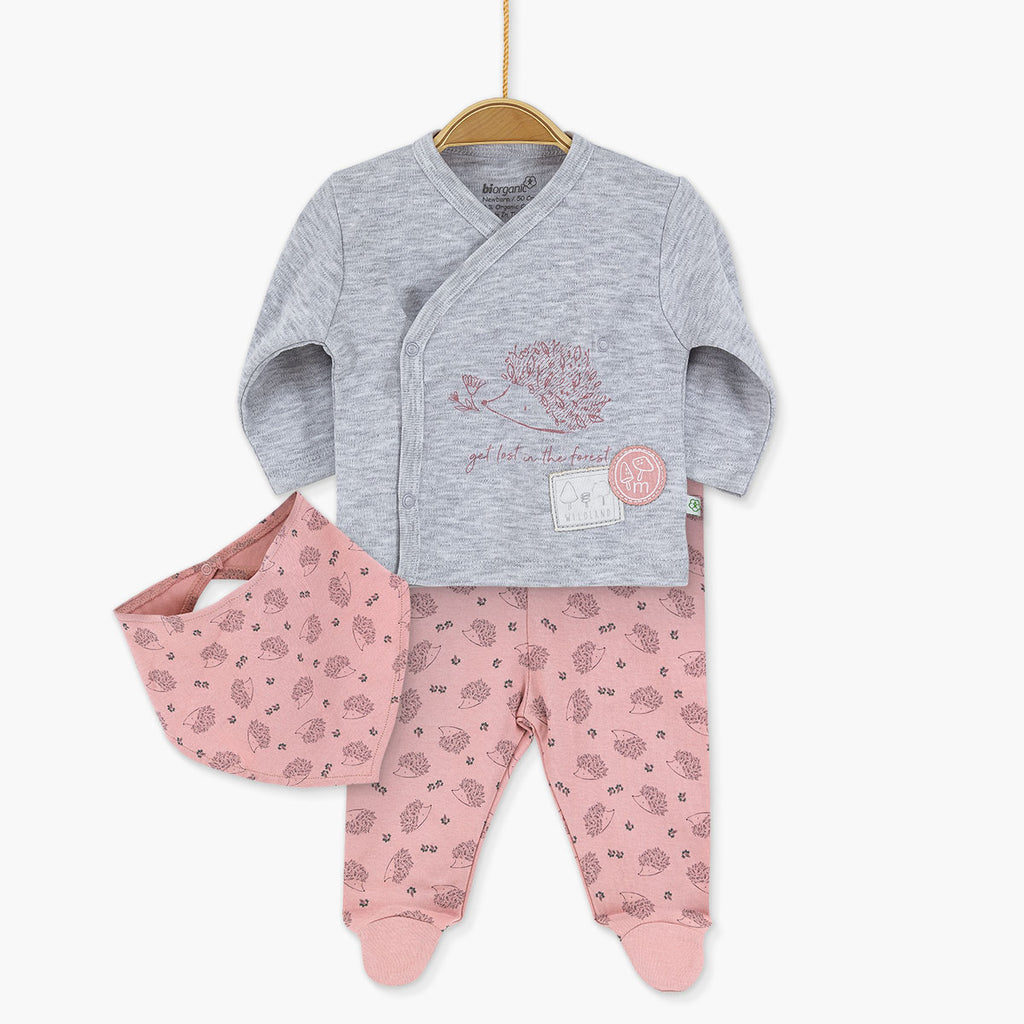 73181-Organic Cotton-Baby-Tracksuit-Hat-Set-Baby-Pyjamas-Hat-Set-peach