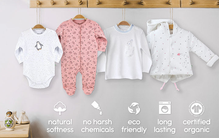 GOTS Certified 100% Organic Cotton Baby Clothes