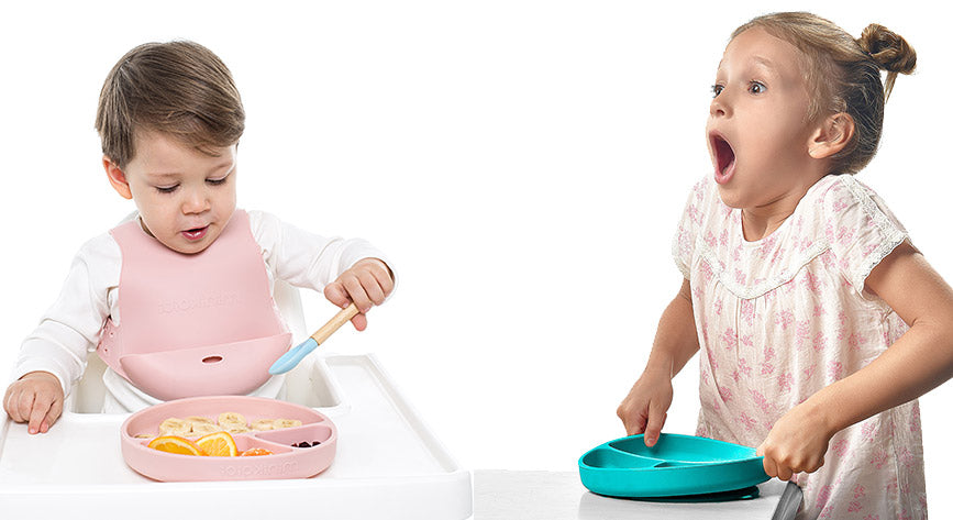 Suction Divided Plates for Babies | 100% Food Grade Premium Silicone