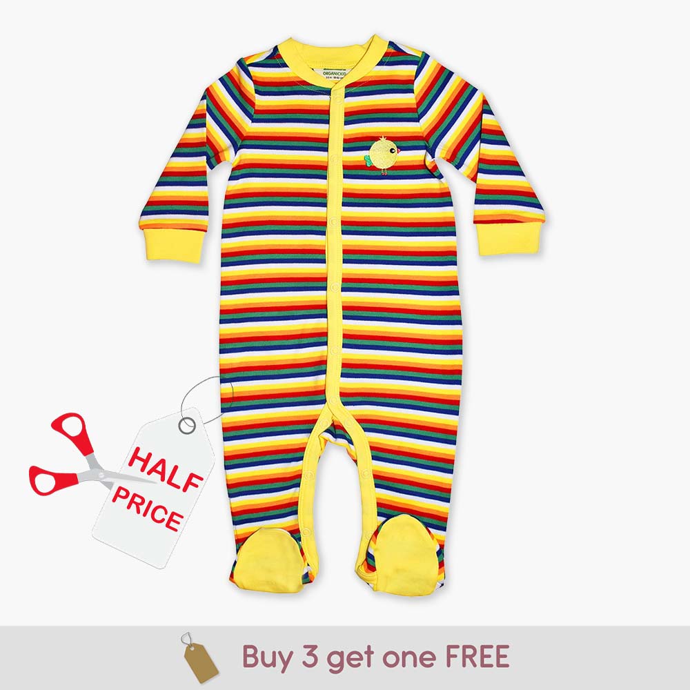 10000-060-Your Little One Sleepsuits Organic Cotton Baby Sleepsuit – Baby Grow