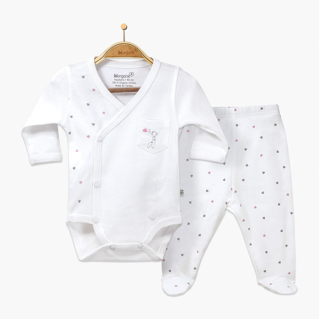 Your Little One Baby Tracksuits Organic Cotton Baby Tracksuit Set – Baby Girl Pyjamas Set