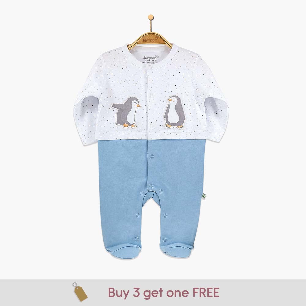 60468-Your Little One Sleepsuits Organic Cotton Baby Sleepsuit – Baby Grow