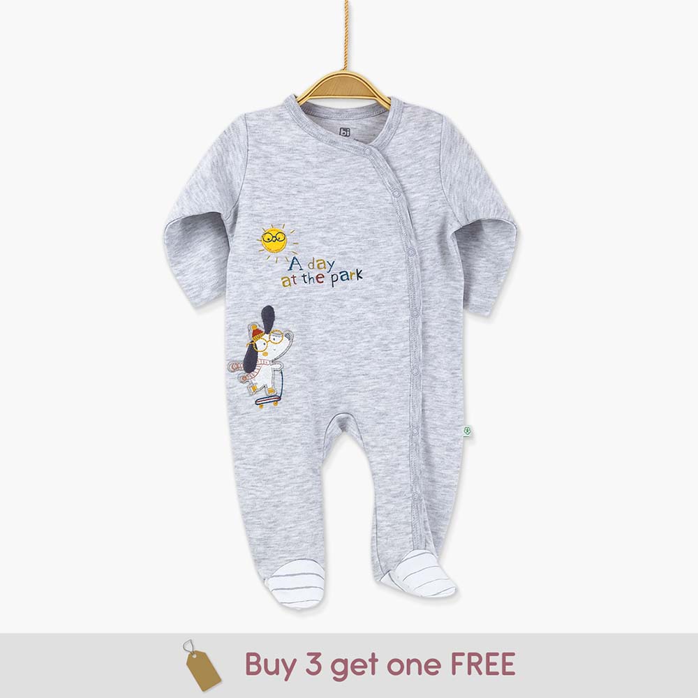 60519-Your Little One Sleepsuits Organic Cotton Baby Sleepsuit – Baby Grow