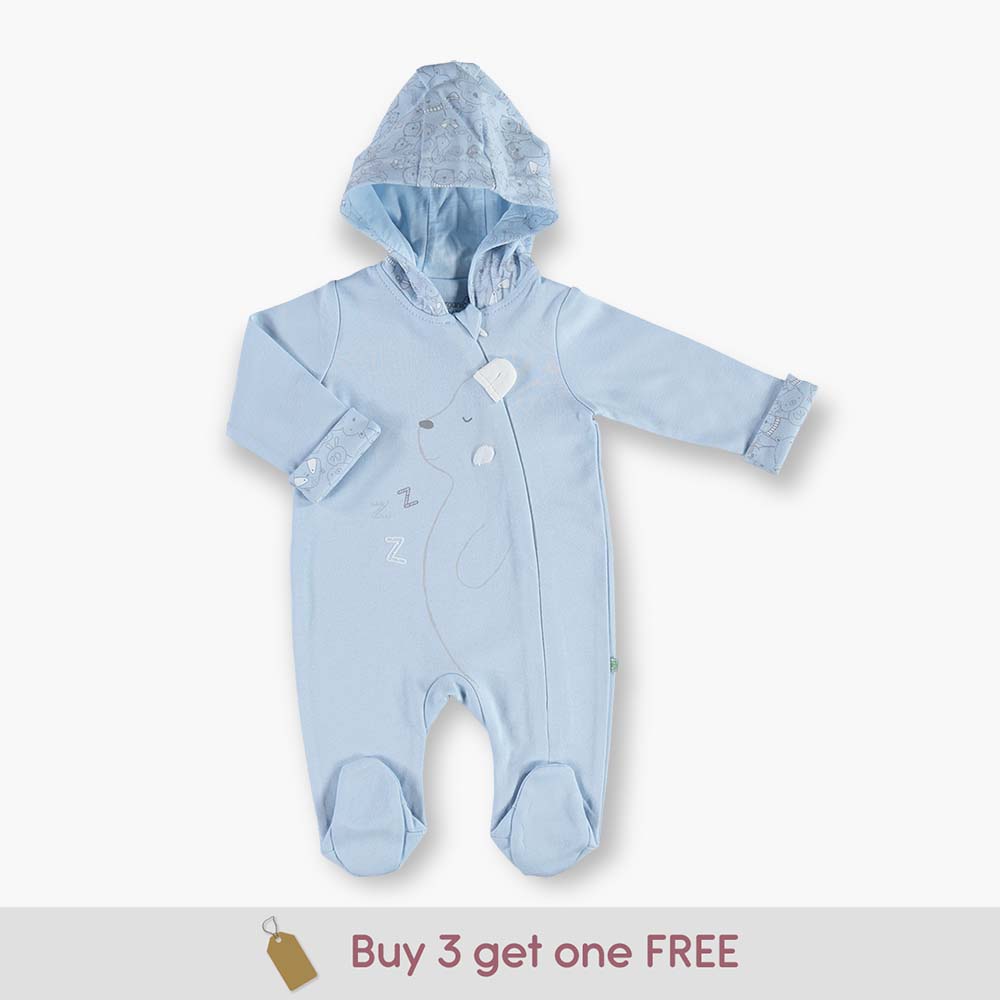 60563_Your Little One Hooded Baby Grow-Organic Cotton Baby Hoody