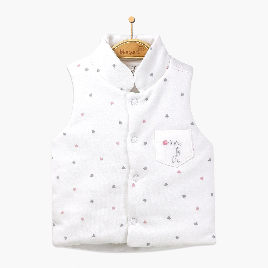 Your Little One Vests & Jackets Organic Cotton Baby Vest – Baby Girl Outfit