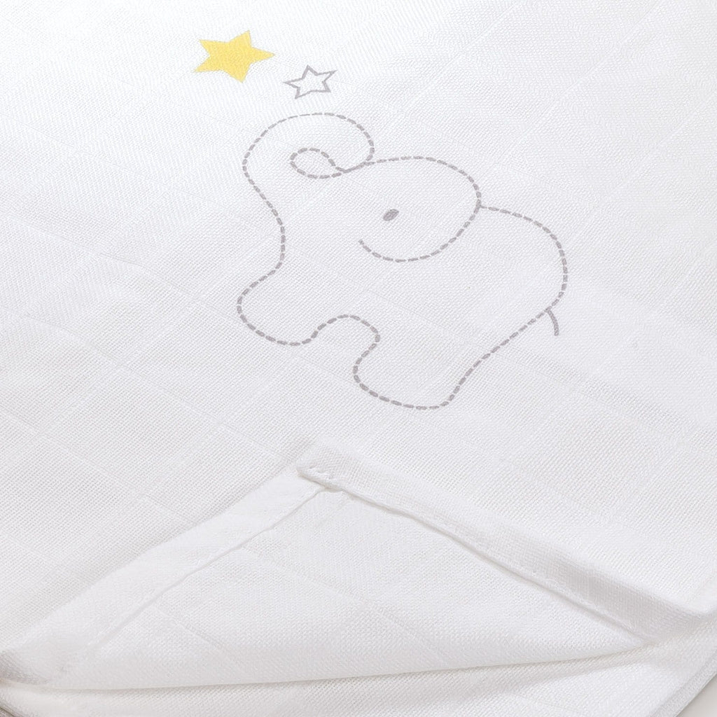 Your Little One Muslin Swaddle Blankets Ecru-Yellow Organic Cotton Baby Muslin Cloth – Swaddle Blanket