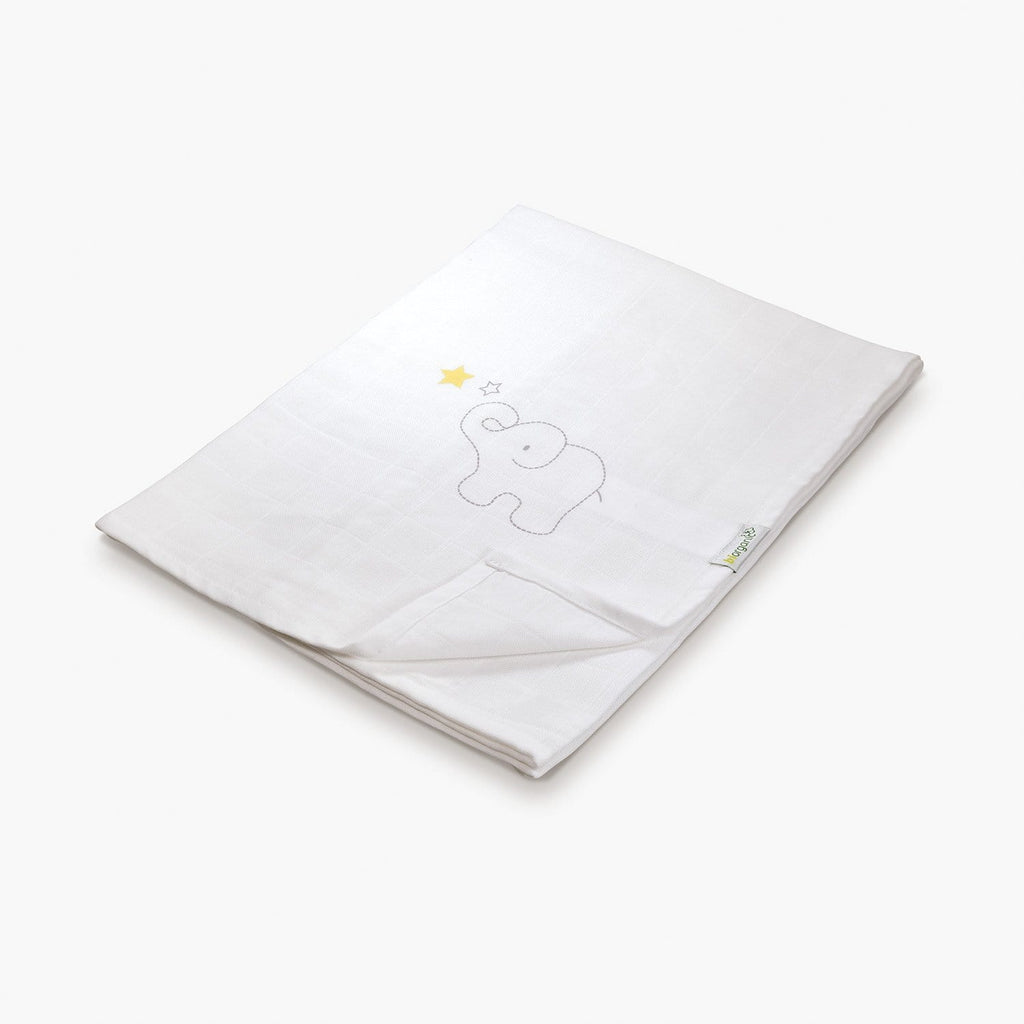 Your Little One Muslin Swaddle Blankets Ecru-Yellow Organic Cotton Baby Muslin Cloth – Swaddle Blanket