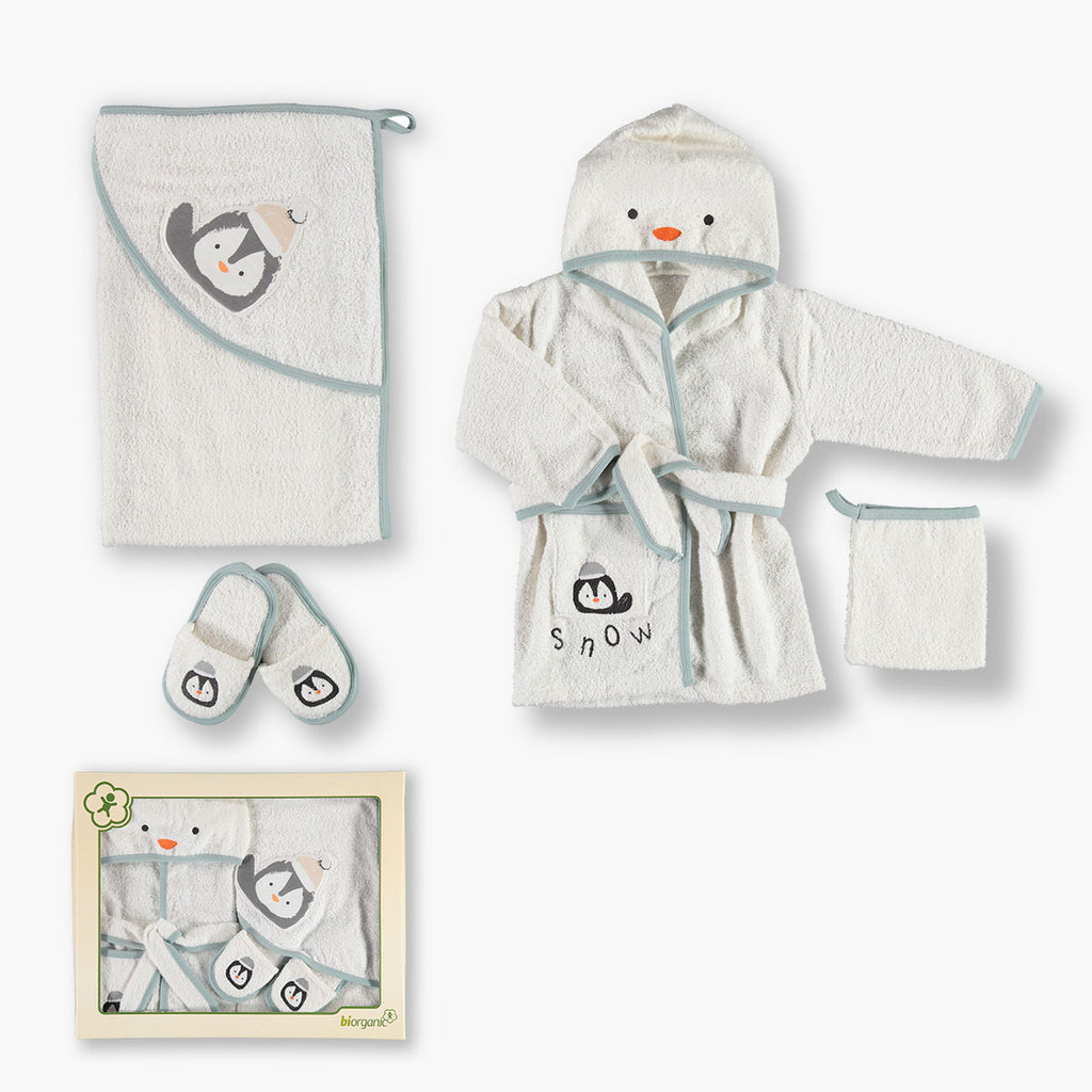 Baby-Bathrobe-Hooded-Towel-Set-Baby-Shower-Gift-Set