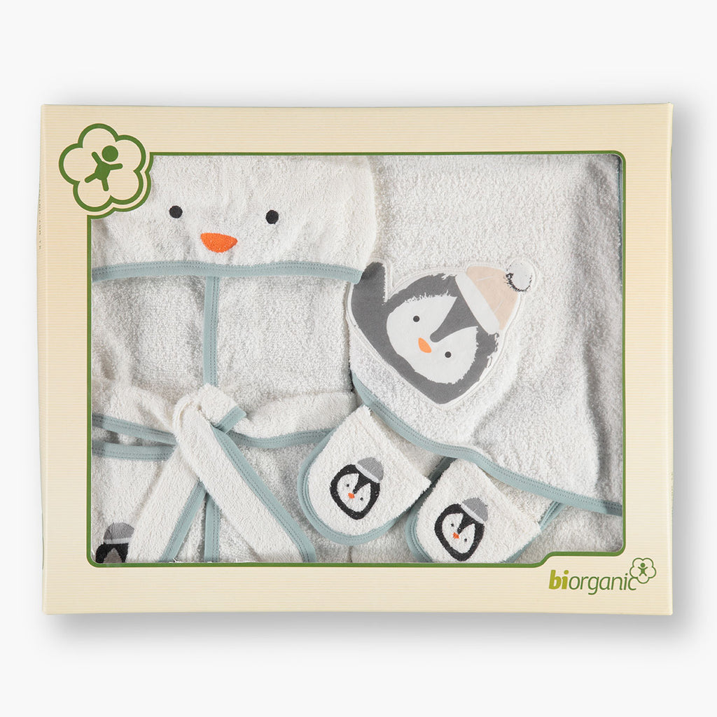 Baby-Bathrobe-Hooded-Towel-Set-Baby-Shower-Gift-Set