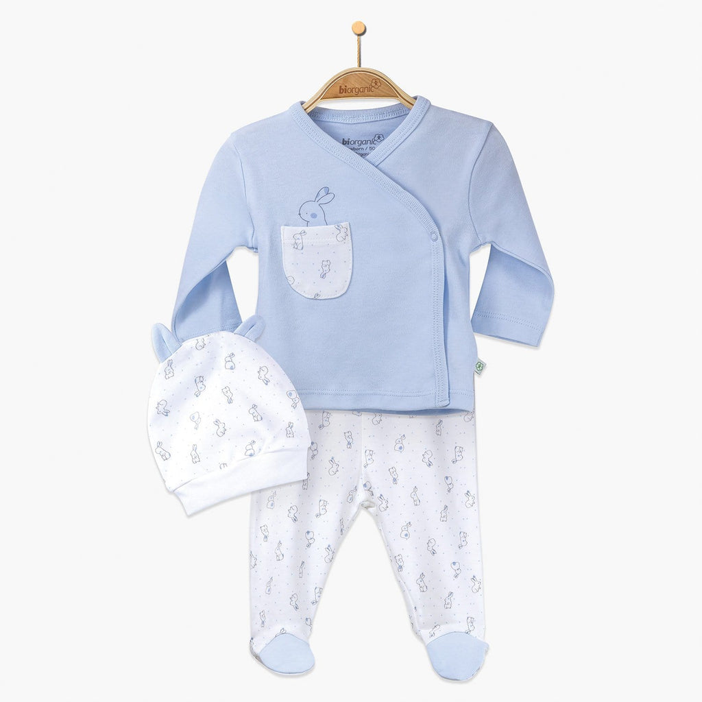Your Little One Tracksuit & Hat Sets Organic Cotton Baby Tracksuit & Hat Set – Baby Pyjamas & Hat Set