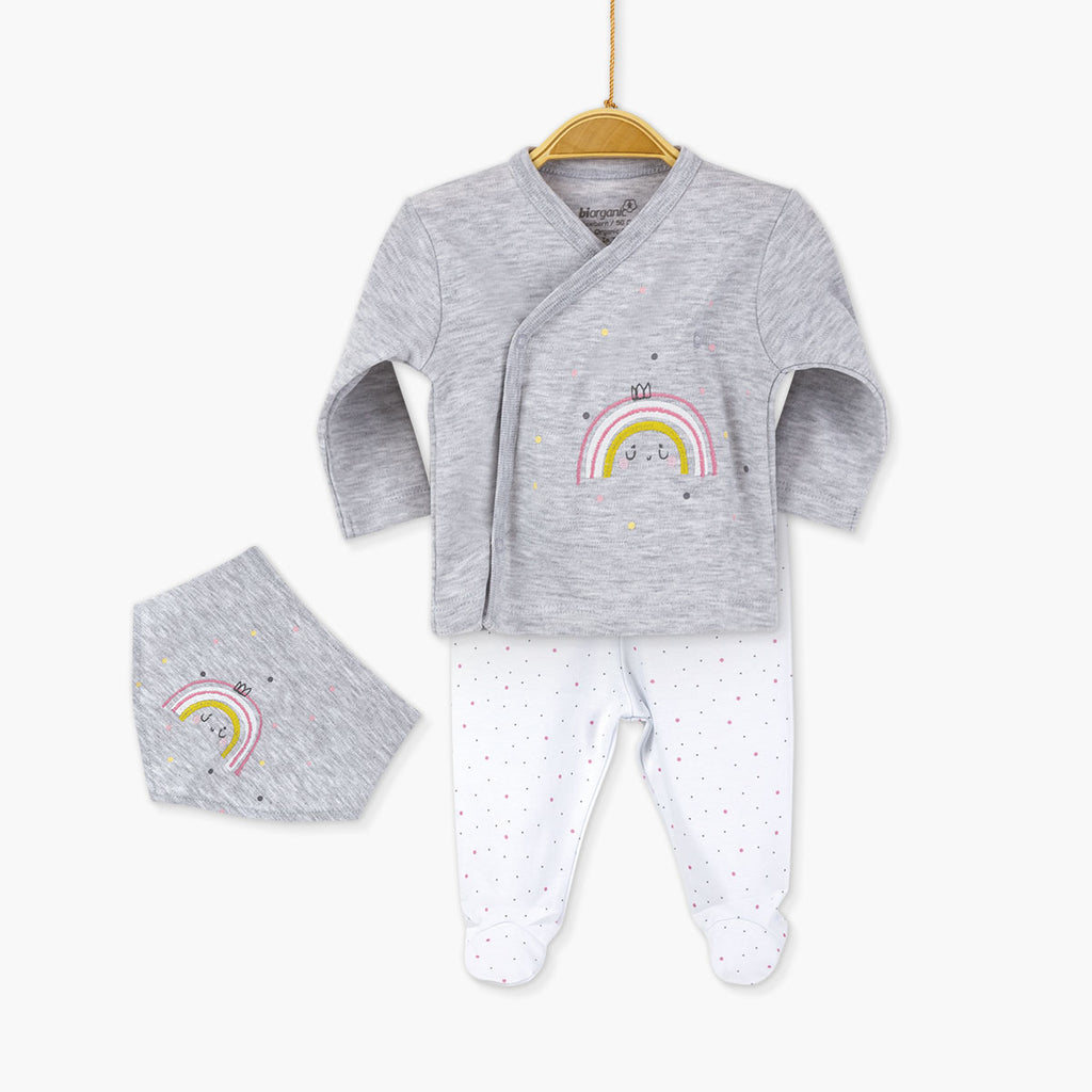 73216-Organic Cotton-Baby-Tracksuit-Hat-Set-Baby-Pyjamas-Hat-Set