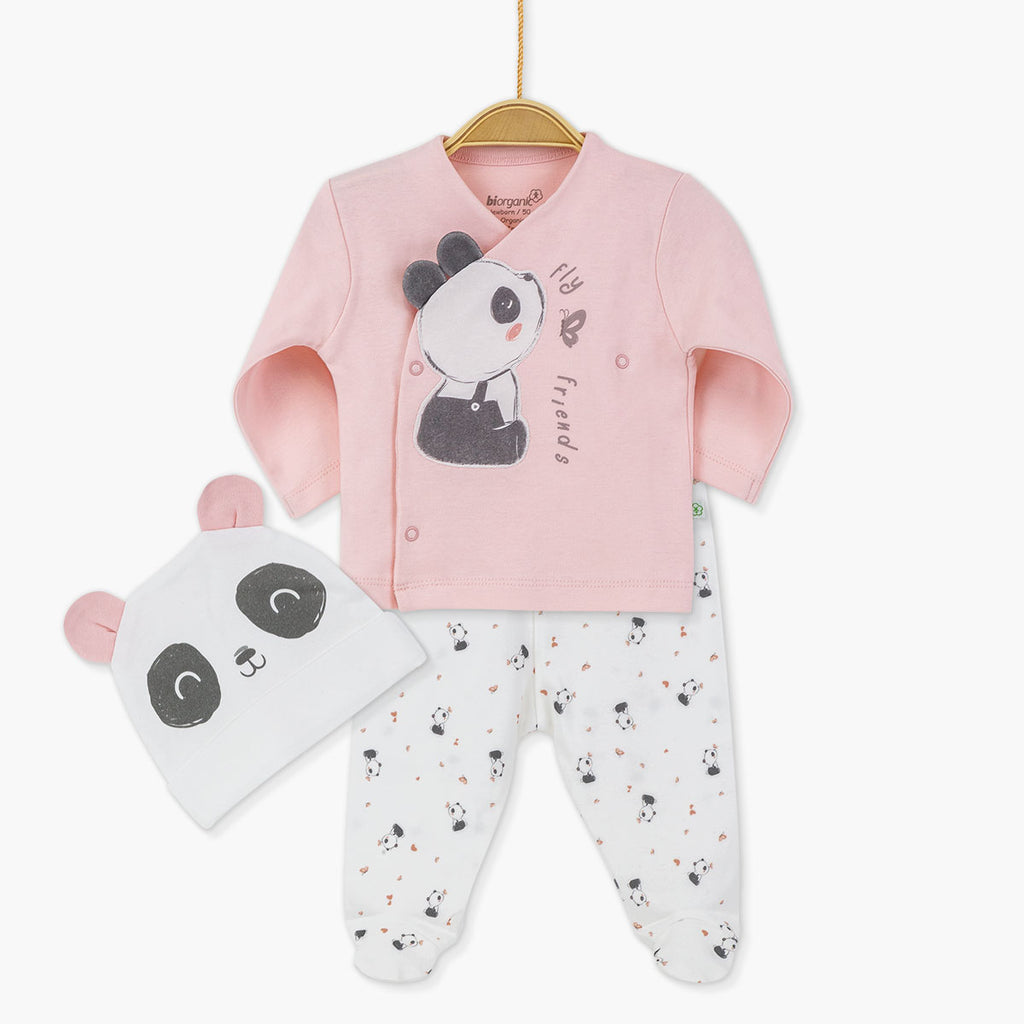 73221-Organic Cotton-Baby-Tracksuit-Hat-Set-Baby-Pyjamas-Hat-Set