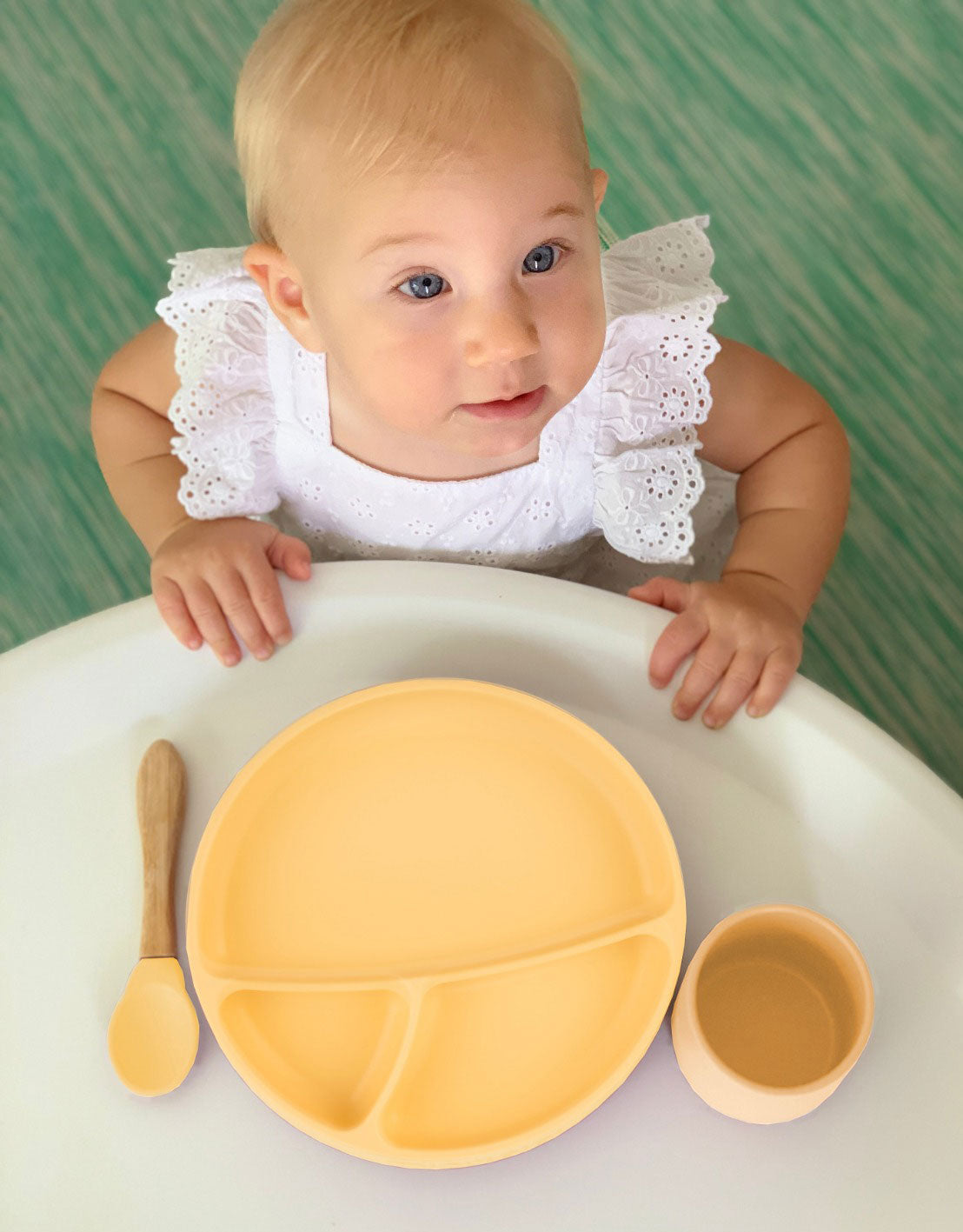 Silicone baby hot sale plate