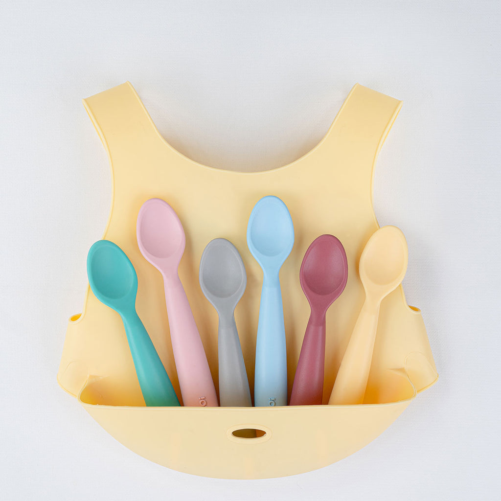 Minikoioi Scooper-Silicone-Baby-Spoon-Baby-Weaning-Spoon-Food-Grade-Premium-Silicone